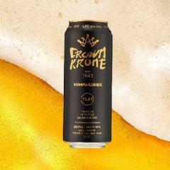 德国皇冠精制黑啤听 500ml