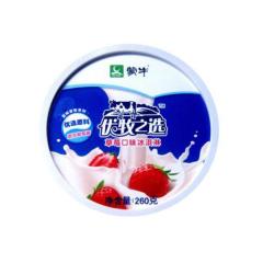 蒙牛美味家族草莓口味雪糕杯 260克