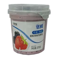 新希望草莓+桑葚果粒风味酸牛奶 370克