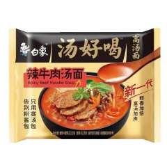 白象汤好喝辣牛肉汤面袋 111.5克
