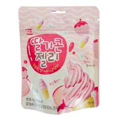 SEOJU牌草莓味甜筒状软糖 45克