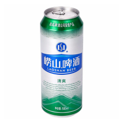 崂山啤酒清爽8度500ml/罐