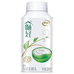 伊利畅轻原味紫米爆珠益生菌酸奶250g/瓶