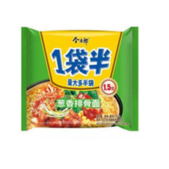 今麦郎一袋半葱香排骨面135g/袋
