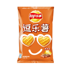 乐事逗乐薯烤肉味 70克