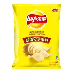 乐事美国经典原味薯片 145克