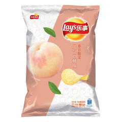 乐事元气白桃味薯片65克