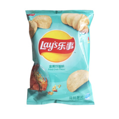 乐事金黄炒蟹味薯片 70克  