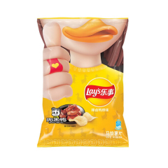 乐事薯片辣卤鸭脖味65克