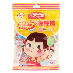 不二家水果棒棒糖8支装50g/袋