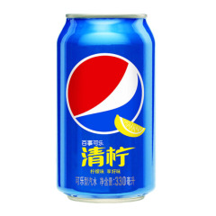百事可乐汽水 清柠味碳酸饮料 500ml/瓶