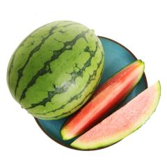 【人气水果】黑美人西瓜1个 4-5斤