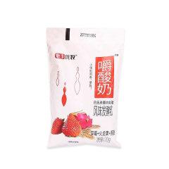 惠丰嚼酸奶(草莓火龙果燕麦)风味发酵乳 170克