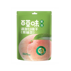 百草味清甜白桃干 45克