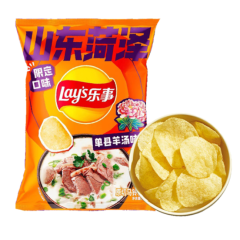 乐事薯片单县羊汤味 70克
