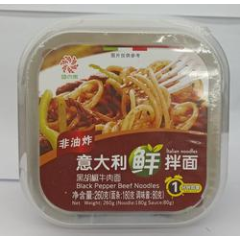 盛之禾黑胡椒肉酱鲜拌面 260克