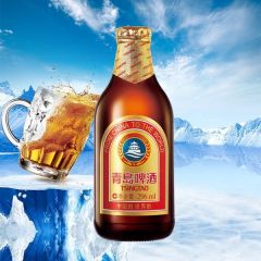 青岛小棕金啤酒296瓶 296ml
