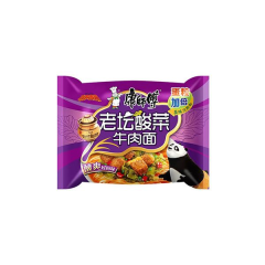 康师傅经典酸菜牛肉面 117克