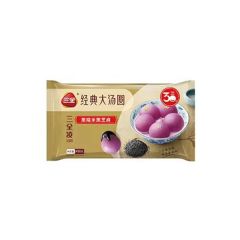三全经典大汤圆黑糯米黑芝麻 450克