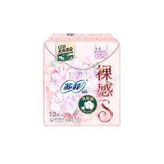 苏菲裸感S贵族棉日用卫生巾250mm 250mm*12p