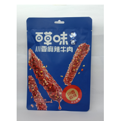 百草味川香麻辣牛肉 45克