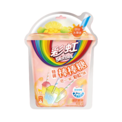 彩虹糖彩虹特调棒棒糖缤纷水果味 54克