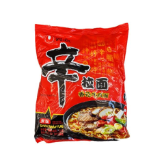 农心辛拉面香菇牛肉袋面 120克