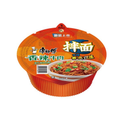 康师傅盒干拌香辣牛肉面 125克/135克