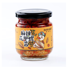 鸭老豆麻辣花甲螺酱 160克