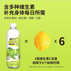 燃力士青苹果茉莉风味气泡水 480ml
