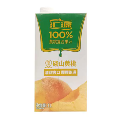 汇源100%黄桃复合果汁 1升