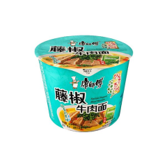 康师傅藤椒牛肉桶面 107克