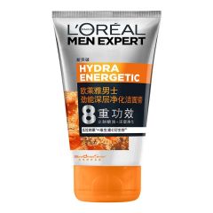 欧莱雅男士劲能深层净化洁面膏 100ml
