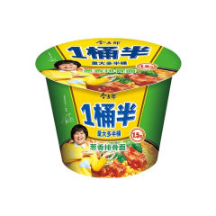 今麦郎一桶半葱香排骨面 158克/145克