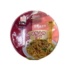 康师傅干面荟铁板牛柳炒面 124克