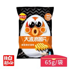 乐事大波浪咸蛋黄虾滑味 65克