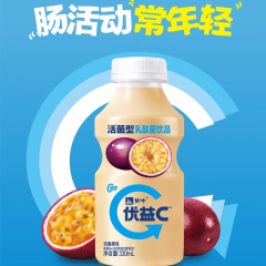 蒙牛优益C百香果乳酸菌奶 330ML
