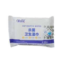 ★ 爱舒乐杀菌卫生湿巾 10P/包 