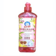 白猫柠檬红茶洗洁精 500克
