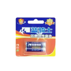 双鹿蓝骑士碳性7号电池2粒装 7号