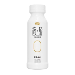 君乐宝简醇0蔗糖风味酸牛奶（瓶） 230克