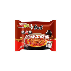 康师傅经典重现酸辣牛肉袋面 110克